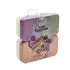 Puzzle Food Storage Container - Pink/Grey/Purple