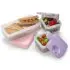 Puzzle Food Storage Container - Pink/Grey/Purple