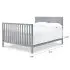 Twin / Full Size Bed Conversion Kit Grey