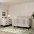 Newbern 4-in-1 Convertible Crib - White Driftwood