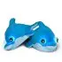 Light-Up Slipper Plush Dolphin - Ages 3-7 years