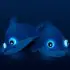 Light-Up Slipper Plush Dolphin - Ages 3-7 years