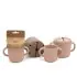 Silicone Sippy Cup with Handles - Soft Blush