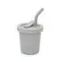Silicone Straw Cup 6 oz - Light Storm