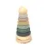 Wood and Silicone Stacker - Sand Tower