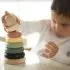 Wood and Silicone Stacker - Sand Tower
