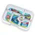 Original 6 Compartment - Roar Red with Race Cars Tray