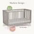 Pala 4-1 Crib - White/Whitewash