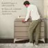 Pala 6-Drawer Dresser - Taupe/Whitewash