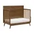 Palma 4 In 1 Crib With Toddler Rail - Natural Walnut
