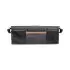Parent Console with 4 Insulated Cup Holders - Black