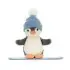 Peanut Penguin Snowboarding Small