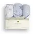 6 Pack Towel & Washcloth Set - Blue