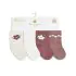 8 Pair of Woven Sock 0-12M - Pink