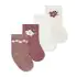 8 Pair of Woven Sock 0-12M - Pink