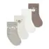 8 Pair of Woven Sock 0-12M - Beige