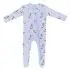 Printed Zippered Footie - Mermaid