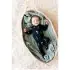Printed Zippered Footie - Midnight Wildflower