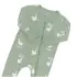 Printed Zippered Footie - Silly Goose