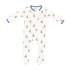 Printed Zippered Footie - Teddy Bear Preemie