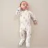 Printed Zippered Footie - Teddy Bear Preemie