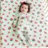 Printed Zippered Footie - Watermelon
