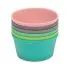 Rainbow Silicone Food Cups - 6 pcs