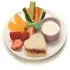 Rainbow Silicone Food Cups - 6 pcs
