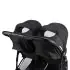 Double Double Duo Stroller - Black Star