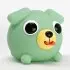 Jabber Ball - Green Dog