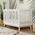 Scoot 3 in 1 Crib with Toddler Rail - White