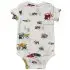 Short Sleeve Bodysuit - Happy Trucks