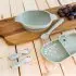 Silicone Snack Plate - Alligator/Sage