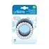 Beaded teether Rings - Blue/Black/Light Blue