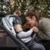 Shine Stroller with Silver Frame - Grey Melange