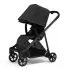 Shine Full Size Stroller with Black Frame - Black