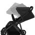 Shine Full Size Stroller with Black Frame - Black