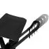 Shine Full Size Stroller with Black Frame - Black