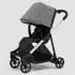 Shine Stroller with Silver Frame - Grey Melange