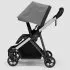 Shine Stroller with Silver Frame - Grey Melange