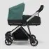 Shine Full Size Stroller with Silver Frame - Mallard Green
