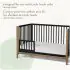 Toddler Guardrail (Spindle) Laurel Collection - Black