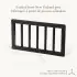 Toddler Guardrail (Spindle) Laurel Collection - Black
