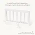 Toddler Guardrail (Spindle) Laurel Collection - White