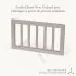 Toddler Guardrail (Spindle) Pala Collection - Taupe