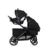 Transformer Stroller Wagon Travel System w/ LiteMax NXT Pitch Black