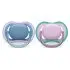 Ultra Air Pacifier 2 Pack - 6-18M - Hush/Lilac