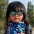 Urban Xplorer Glasses Mirrored Aurora Lenses - Black