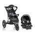 Victory Plus Jogging Stroller Travel System with LiteMax Infant Car Seat - Casual Grey