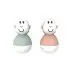 Wobblers - Mint Green & Dusty Pink